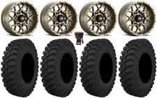 ITP Hurricane 15" Wheels Bronze 30" Crawler AT Tires Renegade Outlander