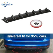 Trunk Spoiler Car Rear Roof Lip Rear Wing Black Universal Fit For 95 Cars