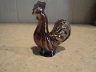 Fenton Amethyst Carnival Glass Rooster Figurine- 2.75"