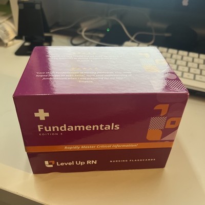 Level Up RN Fundamentals Flashcards Edition 3 Nursing Study Cards