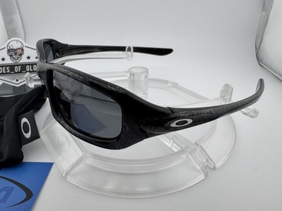 OAKLEY FIVES 4.0 BLACK SILVER TEXT BLACK AFTERMARKET POLARIZED