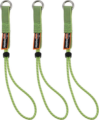 Squids 3703 Tool Tail Attachment with Loop End, Standard Length, 15 Pounds,Lime