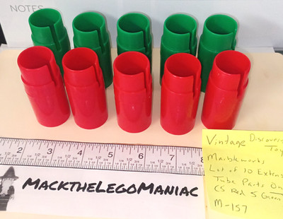 Vintage Marbleworks Discovery Toys Lot of 10 Post Tube Extension Parts Only