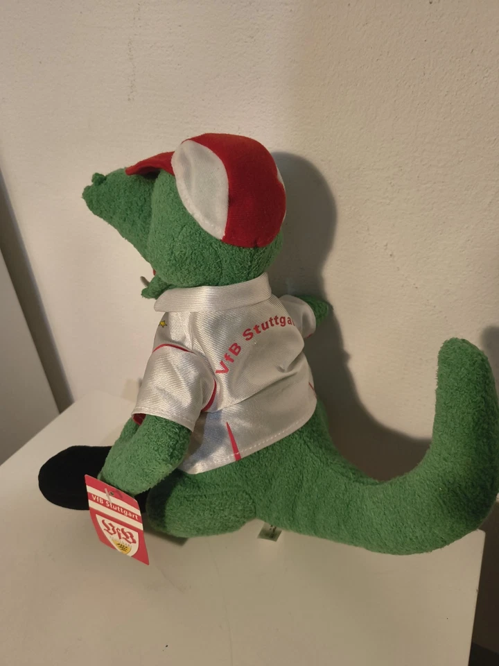 VfB Stuttgart Maskottchen Fritzle 30 cm unbenutzt mit Etikett - Bild 4 von 4