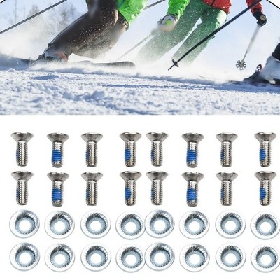 Snowboard Fixed Screw M6x16 mit Spacer Washer kompatibel mit Bindung