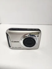 Canon PowerShot A495 10.0MP Digital Camera - Silver *Tested, working.