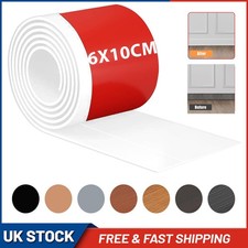 6M*10cm Skirting Board Self Adhesive Soft Flexible Skirting Trim PVC Floor Strip
