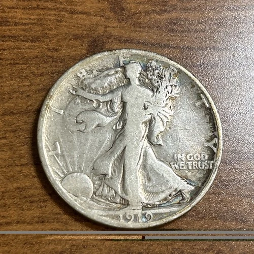 1919 Walking Liberty Half Dollar VG