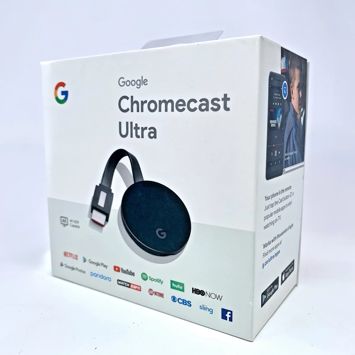 Google Chromecast ultra 
クローム　キャスト　ウルトラ Google Chromecast Ultra 4K Digital Media Streamer - Black