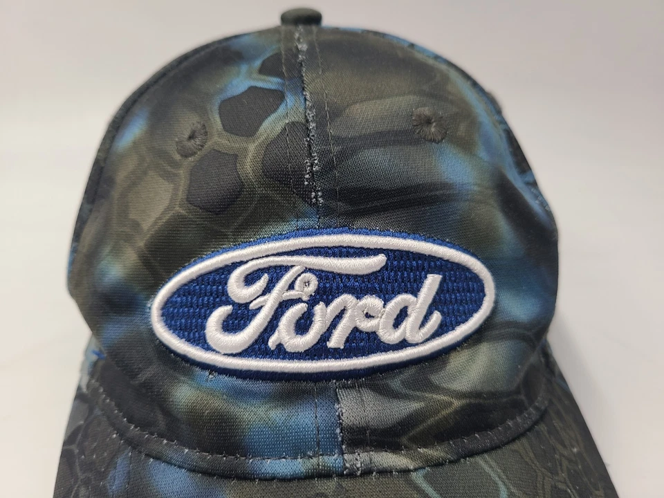 Gorra Ford Kryptek Neptuno Camuflada Snapback Informal Logotipo de Coche Hombres Mujeres Negra Azul Foto 4 de 4