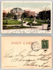 1906 Lafayette Square, New Orleans LA Postcard - Gallier Hall, Henry Clay