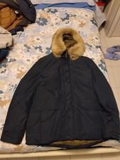 PARKA GIACCONE GIACCA GEOX BLU TG. 56 NUOVO CON CARTELLINO