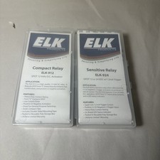 2 ELK Relays - Compact Relay ELK-912 - Sensitive Relay ELK-924