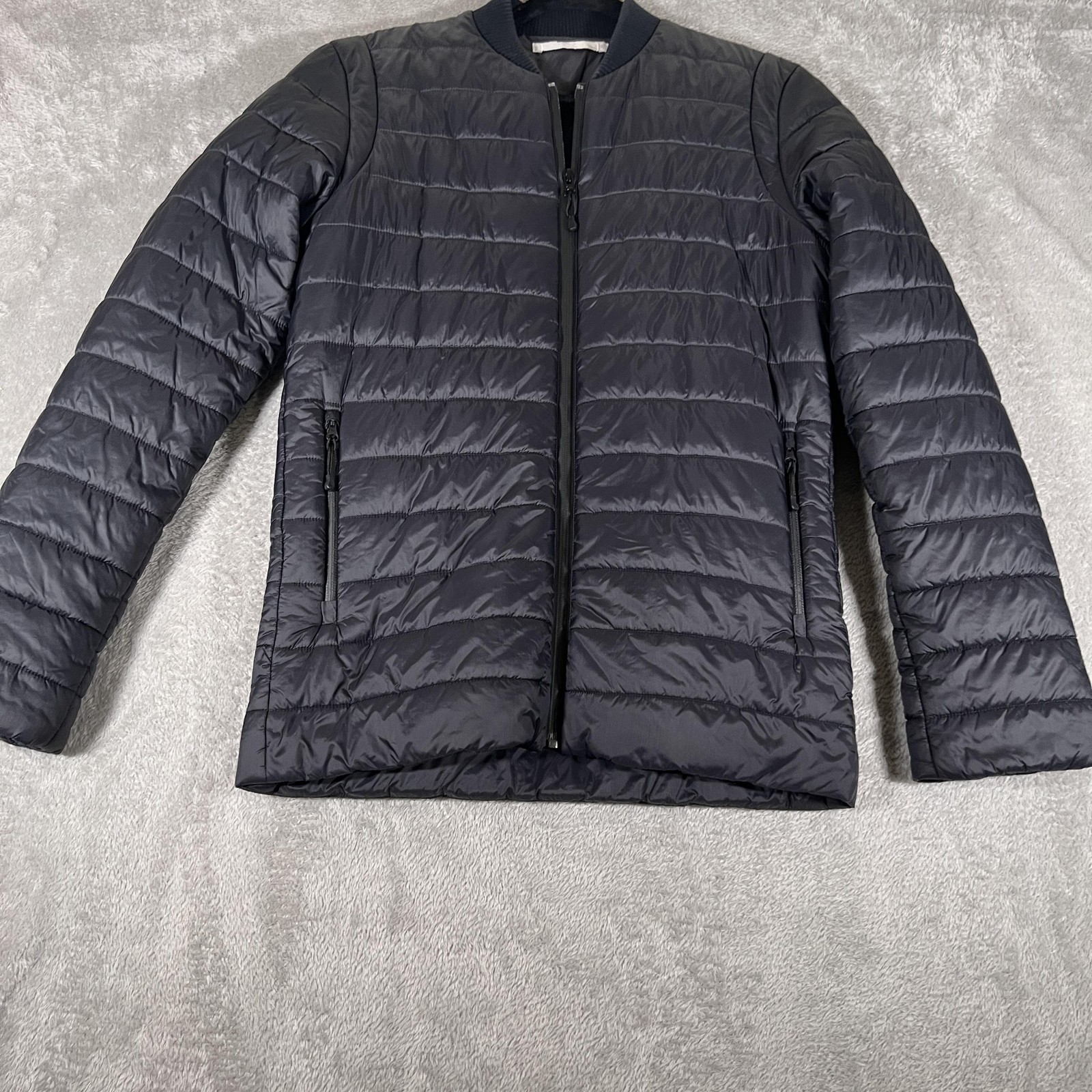 Outerknown Evolution Quilted Jacket Mens XS Black… - image 1