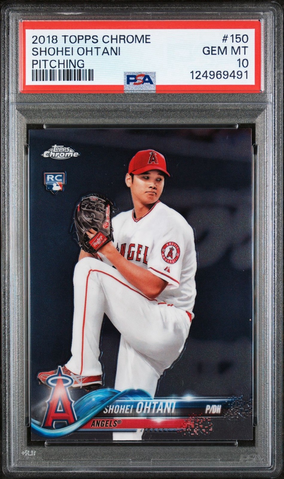 2018 Topps Chrome - Shohei Ohtani #150 White Jersey (RC) PSA 10