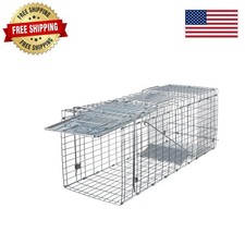 Preassembled 32'' Humane Animal Trap with Safety Features - For Outdoors & Home