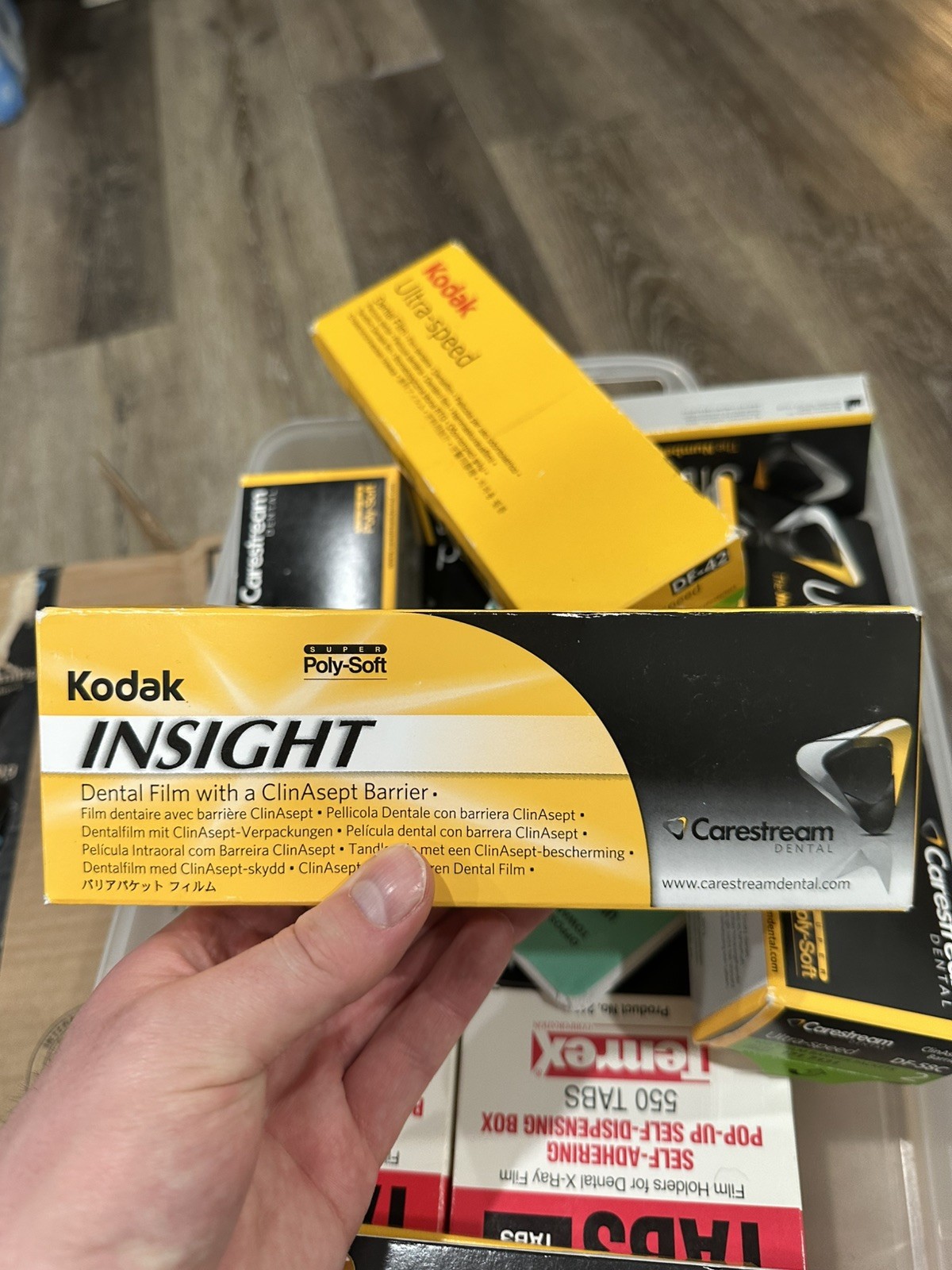 Large Lot Expired Kodak & Carestream Dental X-Ray Film + Temrex Bitewing Tabs