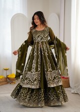 Bollywood Indian New Top Lengha Women Designer Pakistani Ready Made Bridal Suits