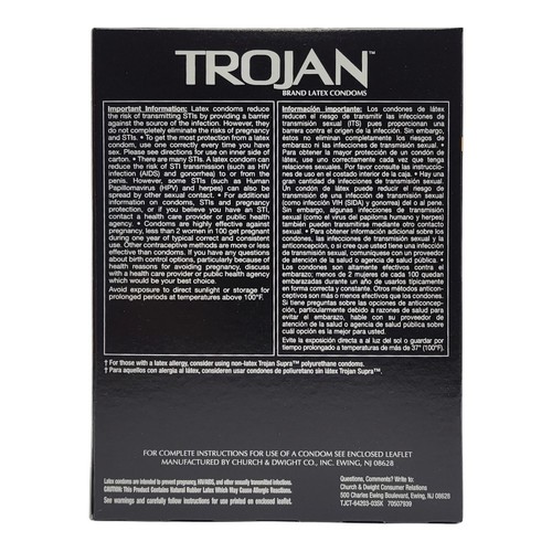 Trojan Magnum Condoms-Box of 48 individually wrapped condoms-Exp: Date 2029 - Picture 6 of 8