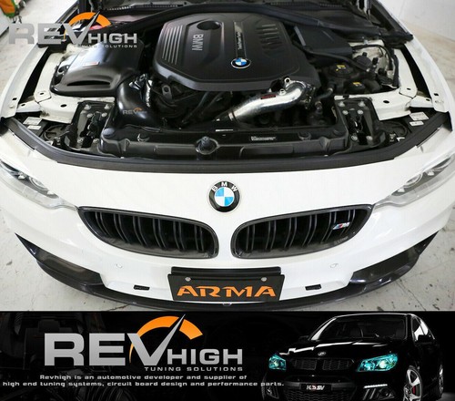 BMW F30 340i B58 carbon fiber airbox Performance cold air intake filter kit - Picture 3 of 3