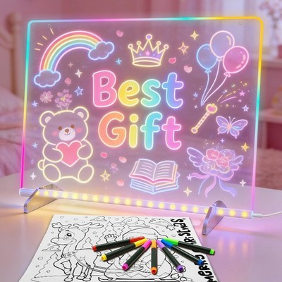 LED Drawing Board Birthday Gift Toy for 5-12 Year Old