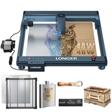 LONGER B1 40W Laser Engraver Cutter 48W Max Output 500x500mm Honeycomb
