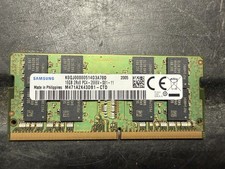 Samsung 16GB DDR4-2666 PC4-21300 2Rx8 SODIMM Laptop Memory RAM M471A2K43CB1-CTD