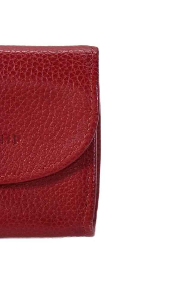 Longchamp Womens Leather Compartment Detail Small Coin Purse Red - Image 2 of 4