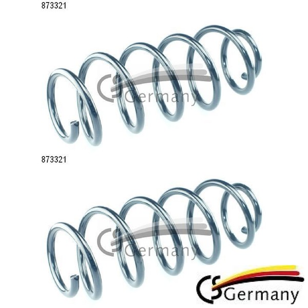 2X Fahrwerksfeder CS Germany 14.873.321 2 Federn Satz Federnsatz FüR Peugeot-image