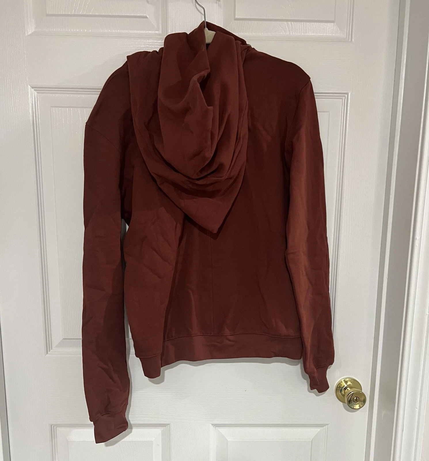 RICK OWENS Felpa con cappuccio e zip Rick Owen's Mountain taglia small argilla