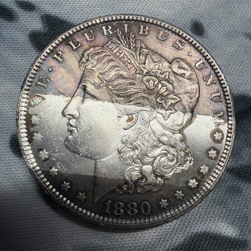 1880 P MORGAN SILVER DOLLAR! BEAUTIFUL Uncirculated Coin! Tape Tone! WOW!