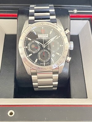 TUDOR FASTRIDER CHRONOGRAPH MIT STAHLBAND FULL SET WEMPE