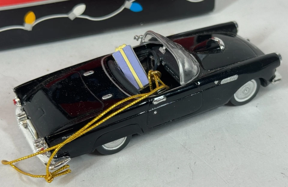 1955 55 Ford Thunderbird Classics Collection carro clássico enfeite de árvore de Natal - Imagem 3 de 4