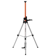Telescopic Aluminum Tripod: 40.9-133.9in, Dual Thread Mounts, Level