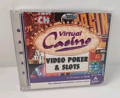 Virtual Casino Video Poker & Slots PC Software Smart Saver The Learning Company