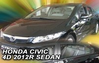 Windabweiser Heko FüR Honda Civic 2012-2016 Stufenheck 4-TüRer 4-Tlg