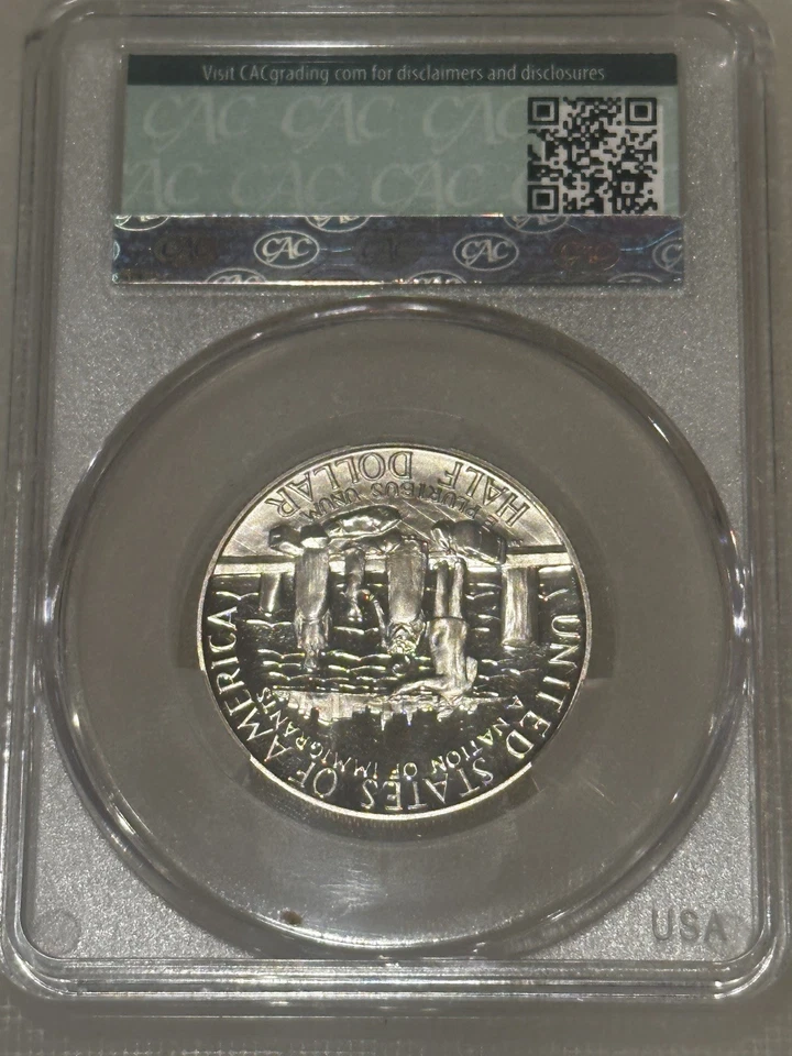 1986-S Statue of Liberty Half Dollar PR68DCAM CAC – Commemorative 50C Proof - Image 2 of 2