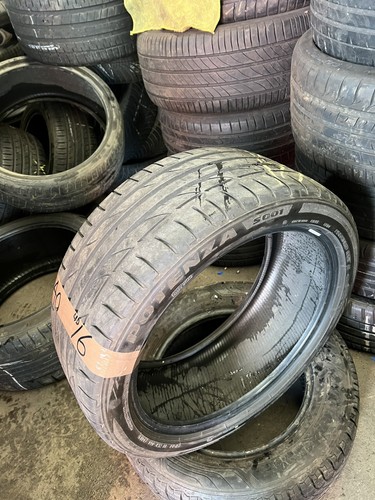 1x 255/40/19 100Y Bridgestone Potenza S001 AO Extra Load Tread 5.5mm DOT 2016 - Picture 4 of 5