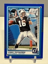 2025 Panini Donruss - Vinny Testaverde #232 Press Proof Blue