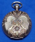 Antique Waltham Ladies Pocket Watch Solid 14K Gold c.1900 Engraved
