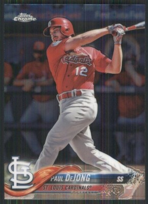 2018 Topps Chrome #79 Paul DeJong St. Louis Cardinals 50215