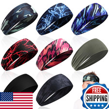 Zhanmai 8 Pieces Boys Headbands Athletic Sweatbands Kids Sports Wicking