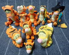 Lot Of 9 Vintage Winnie The Pooh - TIGGER Plush Collection Lot