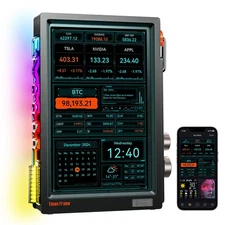 Times Frame-10.1" Digital Picture Frame Transparent IPS Smart Linux OS with R...