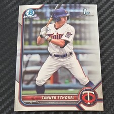 2022 Bowman Draft #BDC-28 Tanner Schobel Chrome Minnesota Twins