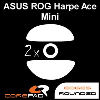 Corepad Skatez ASUS ROG Harpe Ace Mini Ersatz Mausfüße Mausgleiter PTFE Teflon