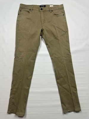 Ezekiel 305 Chopper Slim Stretch Pants Khaki Mens 34x32 Dress Pants Ezekiel