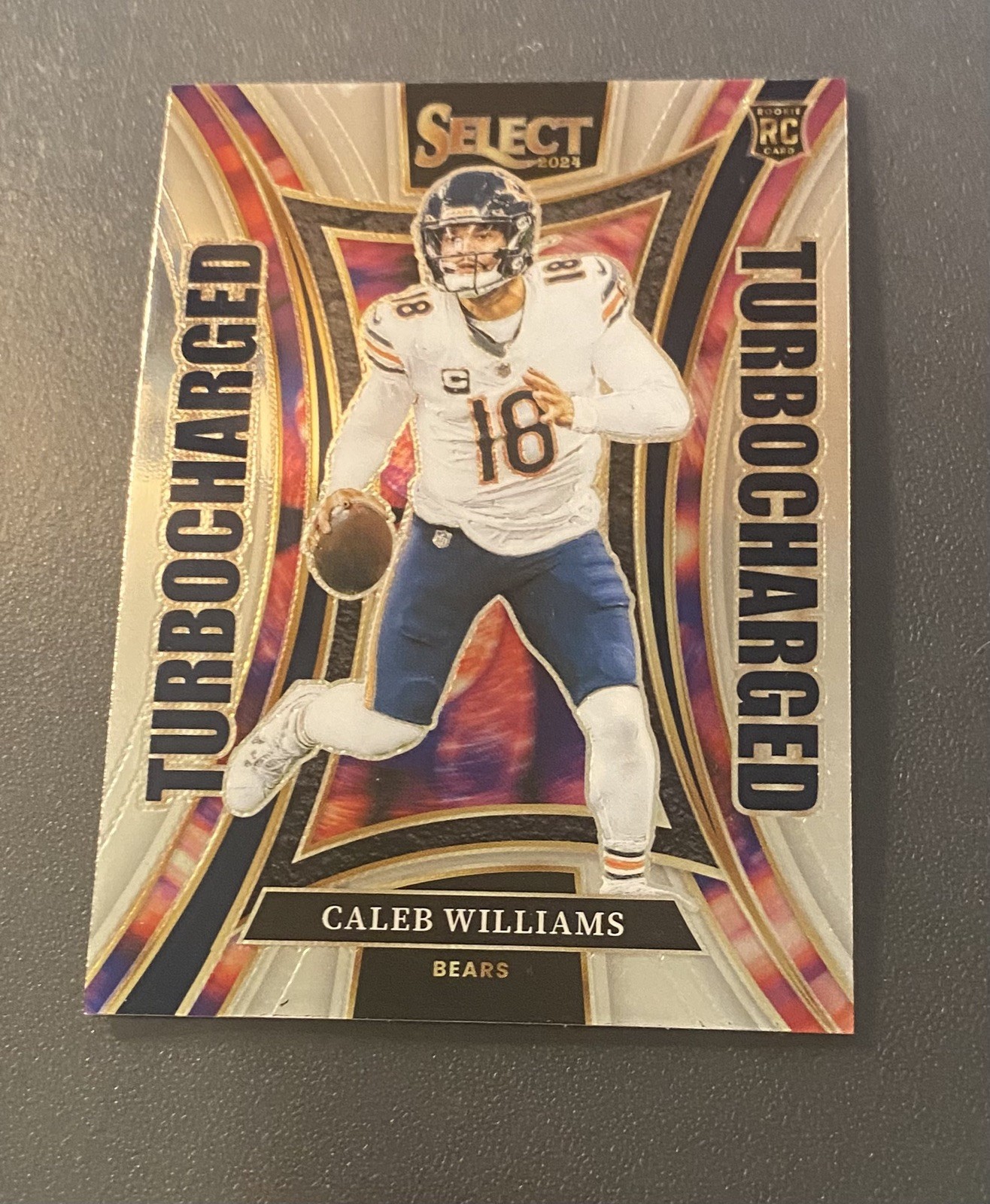 2024 Panini Select - Turbocharged Caleb Williams #11 (RC) Bears.