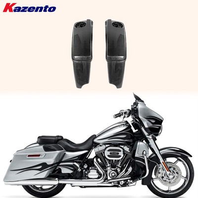 Full Saddlebags For Harley Touring CVO Street Road Glide 14-23 Dry Carbon 4pcs