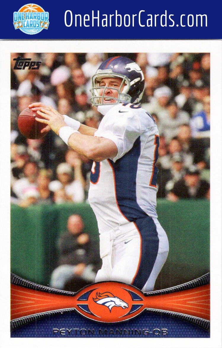 2012 Topps Denver Broncos #350 Peyton Manning